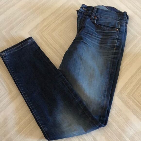 J Brand Faded Front Ripped Knee Skinny Jeans - Picture 1 of 6